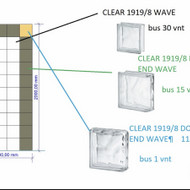 Stikliniu blokeliu sieneles meistras