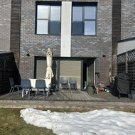 Terasos stogo irengimas