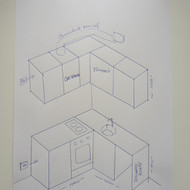 Reikia surinkti virtuvini komplekta