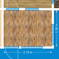 Kambario apsiuvimas OSB plokštėm