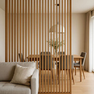 Ažūrinė medinė pertvara