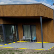 Dviejų terasų įrengimas