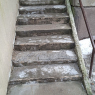 Lauko laiptų remontas trinkelėmis