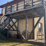 Terasos apšildinimas, stiklinimas