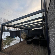Terasos stogo uzdengimas/ uzuolaida/ pergola