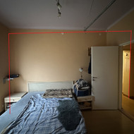 Laikančios sienos dalinis griovimas ir plieninės sijos įrengimas (anga ~5 m). (Kaunas).