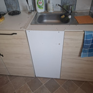 Pagaminimo ir sumontavimo virtuviniam stalviršį 65-300 ir 2dureles spintelėm 40-80 ir 60 -80