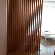 Ažiūrinė medinė pertvara