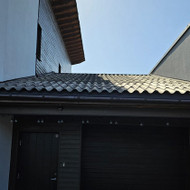 Šiferio stogo plovimas ir dažymas