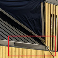 Paslėpto latako skardinės apdailos remontas Vilniuje