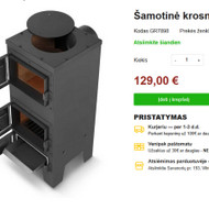 Židiniai ir krosnelės, montavimas