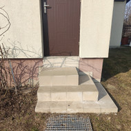 Reikalingi lauko laiptų metaliniai turėklai