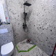 Dušo pado įrengimas