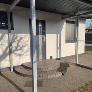 Reikia sumontuoti skaidrius tentus terasai