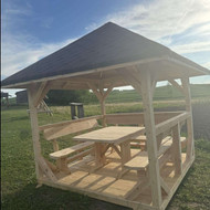 Pavėsinių gamyba, statymas