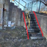 Išbetonuoti laiptus