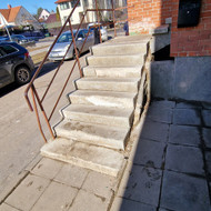 Lauko laiptų remontas