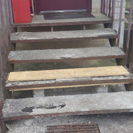 Lauko laiptų betonavimas