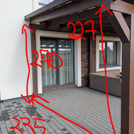 Terasos sienos žaliuzės