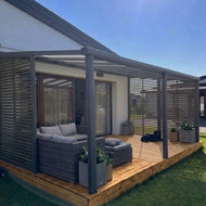 Ieškau meistrų terasos šoninių sienelių montavimui