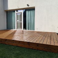 Stoginė ir įrengimas terasai