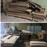 Reikalingas kartono plokščių išvežimas Visagine