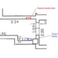 Elektros skydo perkėlimas