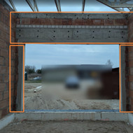 Garažo vartų angos paruošimas vartų įstatymui