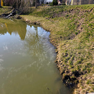 Slenkančio kranto sutvirtinimas