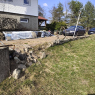 Atraminės sienelės įrengimas