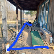 Atraminės sienutės betonavimas