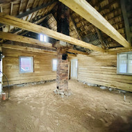 Rąstinio namo konstrukcija