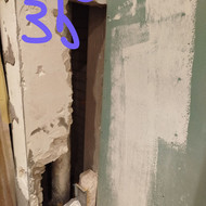 Užtaisyti gipso kartonu angas sienoje