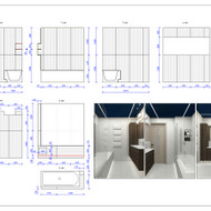 25 kv. m. vonios paruošimas ir klijavimas plytelėmis