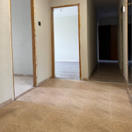 Koridoriaus ir virtuvės grindų plytelių dažymas