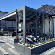 Aliuminės terasos žaliuzės