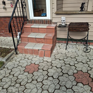 Laiptai iš trinkelių