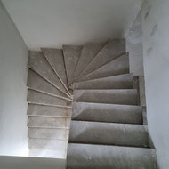 Betoninių laiptų pakopų paruošimas