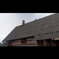 Dvišlaičio stogo keitimas