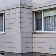 Reikalinga statybos įmonė, galinti atlikti renovuoto daugiabučio namo fasado remontą