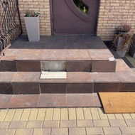 Lauko laiptu sutvarkymas, islyginimas, plyteliu klijavimas