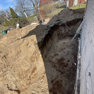 Laikinas slaito sutvirtinimas