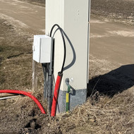 Įvadinio kabelio prijungimas prie ESO spintos