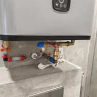 Boilerio pajungimo perdarymas