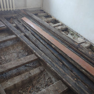 Išvežti senas lentas