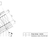 Ieškomas rangovas vieno šlaito stogo konstrukcijų montavimui (300m2)