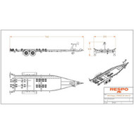 Transportas  parvežti priekaba ir su ja laivelį