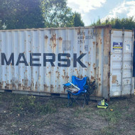 Perkelti 6m jūrinį konteinerį sklype