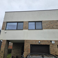 Seno fasado dekoratyvinio tinko keitimas