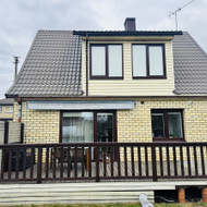 Stiklinė terasos stoginė